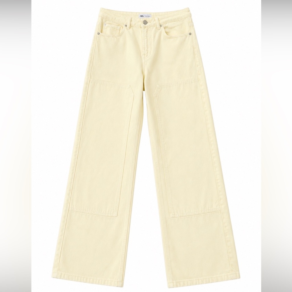 NWT — Zara Yellow Carpenter Jeans
